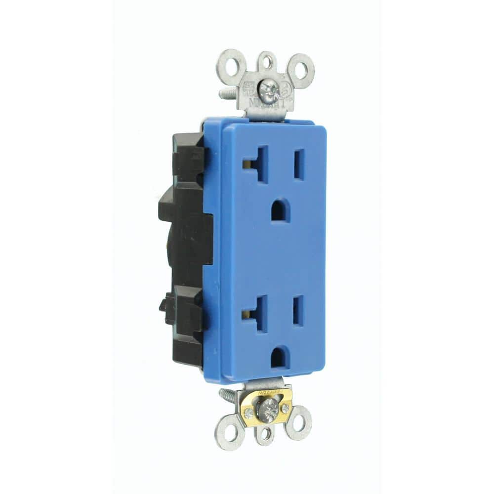 Leviton Decora Plus Amp 125 V Lev-Lok Modular Duplex Outlet/Receptacle, (1-Pack) (1)