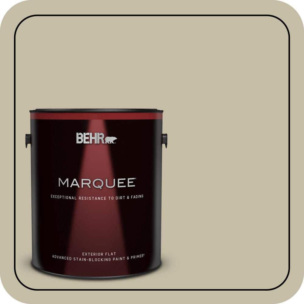 BEHR MARQUEE 1 gal. #PPU8-18 Celery Powder Flat Exterior Paint & Primer