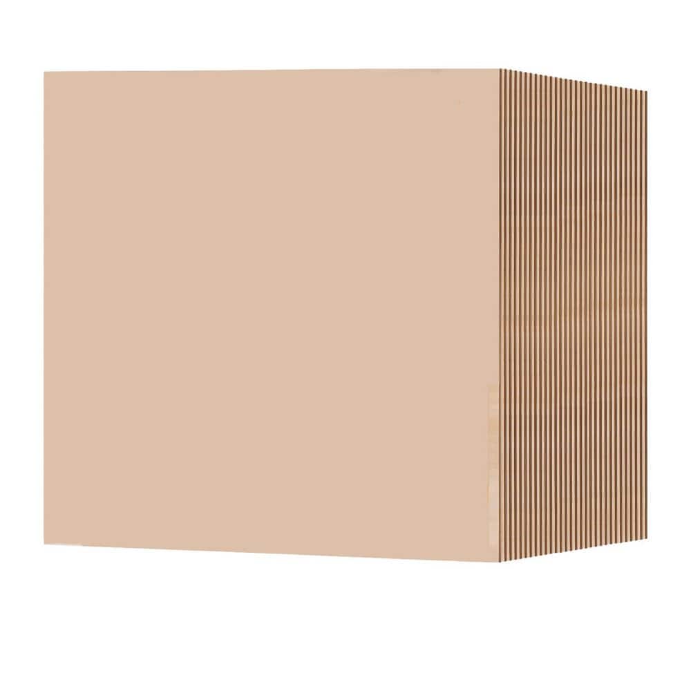 Afoxsos 1/8 in. x 12 in. x 12 in. Basswood Plywood Project Panel, 30-Pack, Smooth Surface for Laser Cutting and DIY Crafts