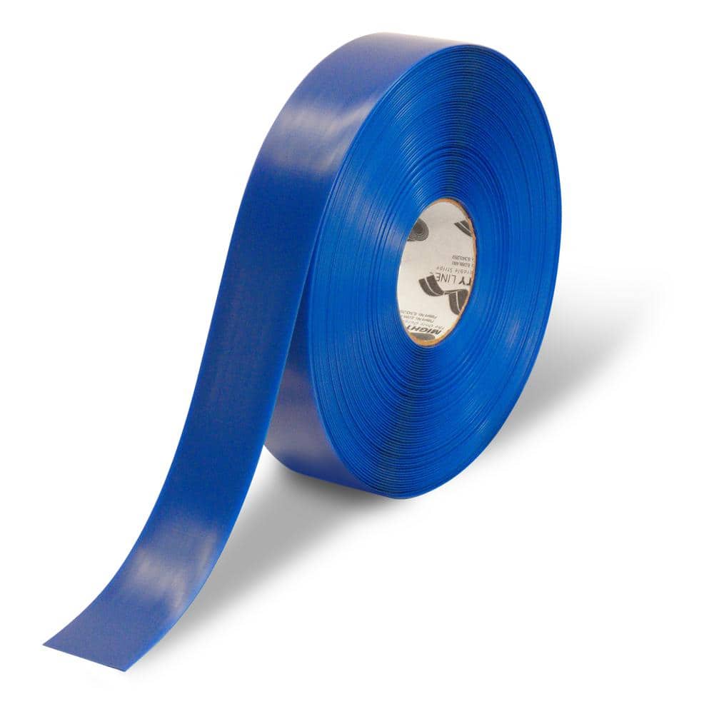 Mighty Line 2 in. Blue Heavy-Duty Floor Tape 100 ft. Roll