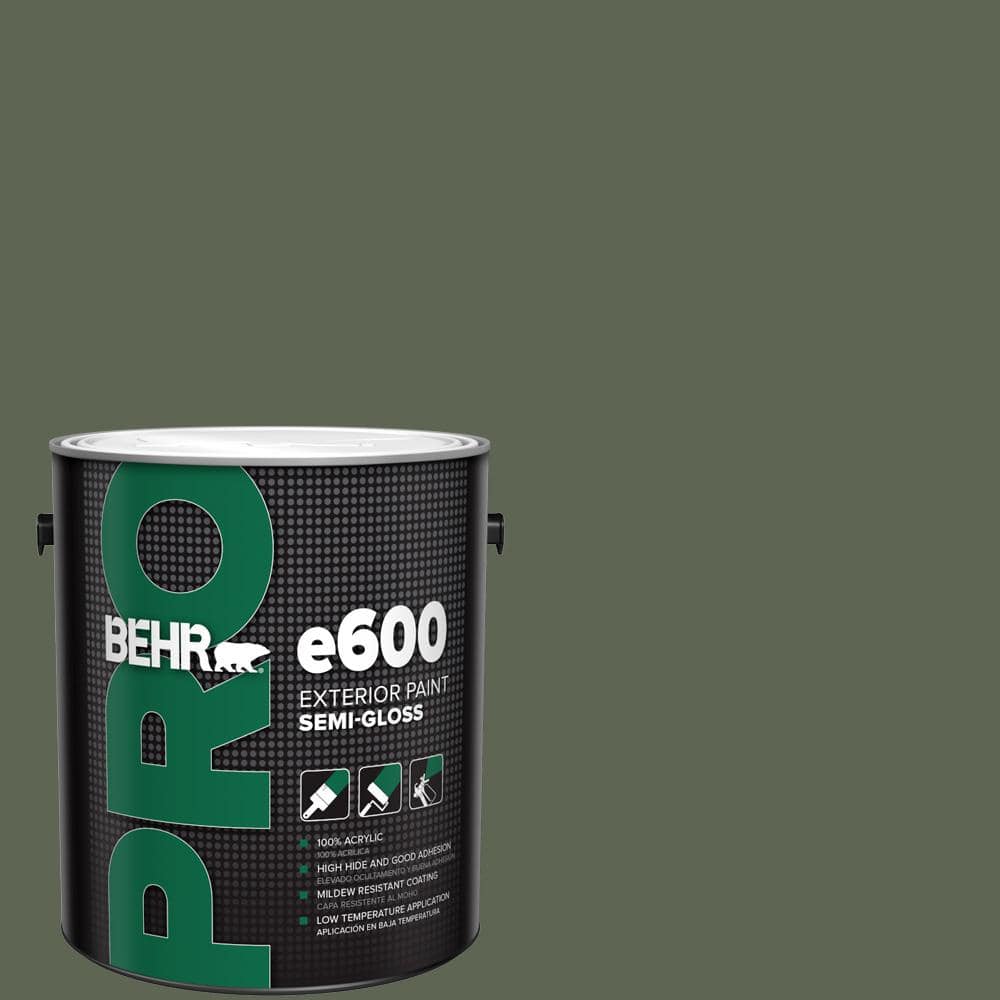 BEHR PRO 1 gal. #N390-7 Cypress Vine Semi-Gloss Exterior Paint