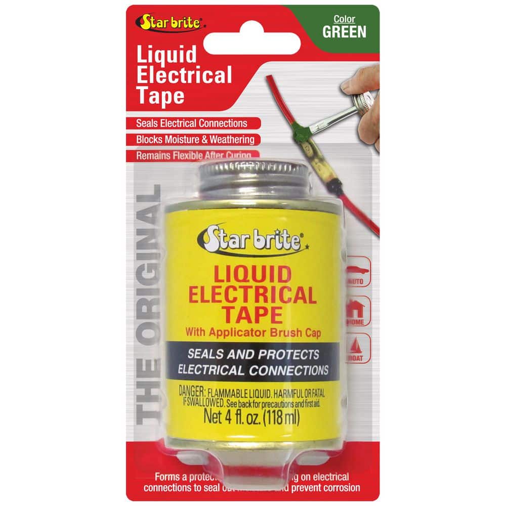 Star brite 4 oz. Liquid Electrical Tape - Green