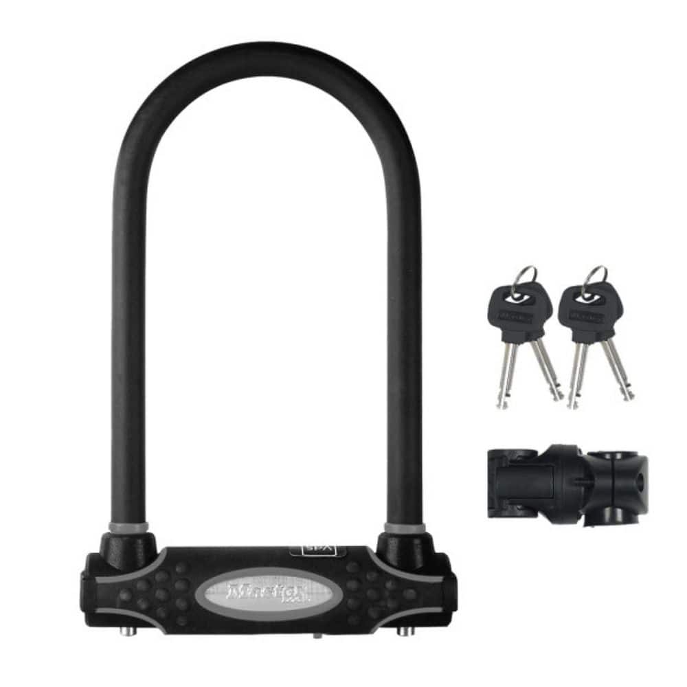 Master Lock 6 in. (15cm) Wide Hardened Steel U-Lock with 8-1/4 in. (21cm) Shackle Clearance (2)