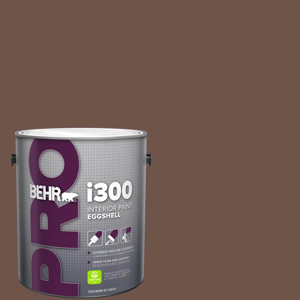 BEHR PRO 1 gal. #N130-7 Double Fudge Eggshell Interior Paint