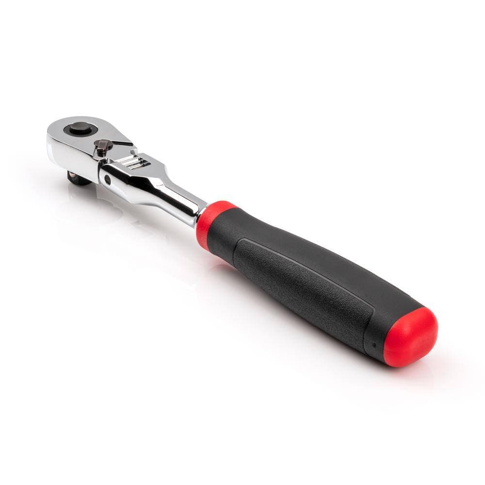 TEKTON 3/8 in. Drive x 8 in. Flex Head Quick-Release Comfort Grip Ratchet (3)