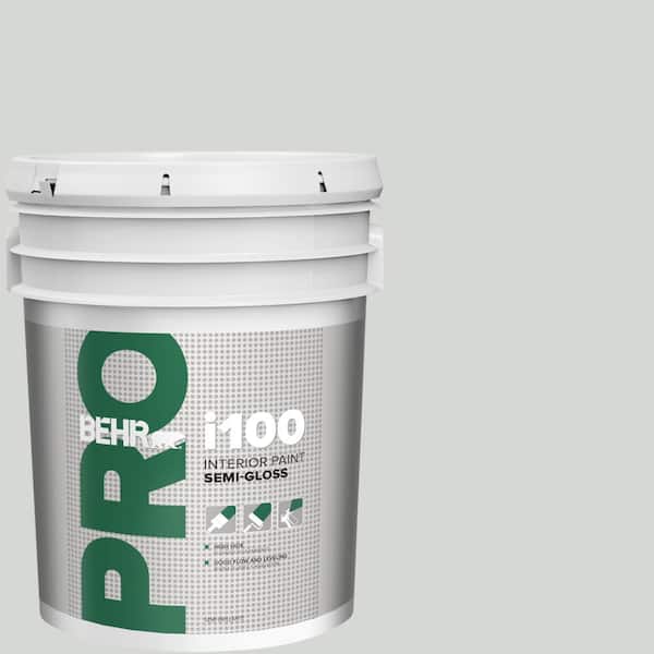 BEHR PRO 5 gal. #710E-2 Pensive Sky Semi-Gloss Interior Paint (2)