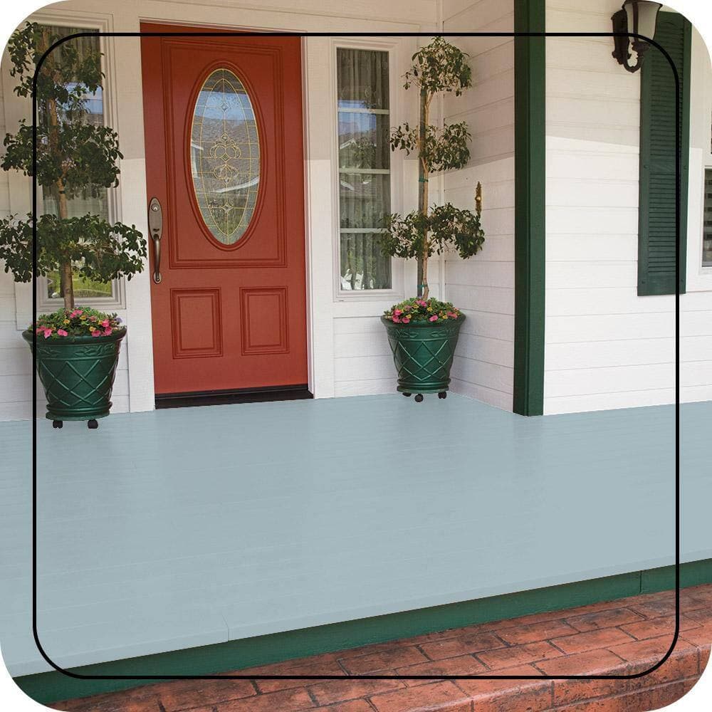 BEHR PREMIUM #S480-1 Low-Lustre Enamel Interior/Exterior Porch and Patio Floor Paint (2)