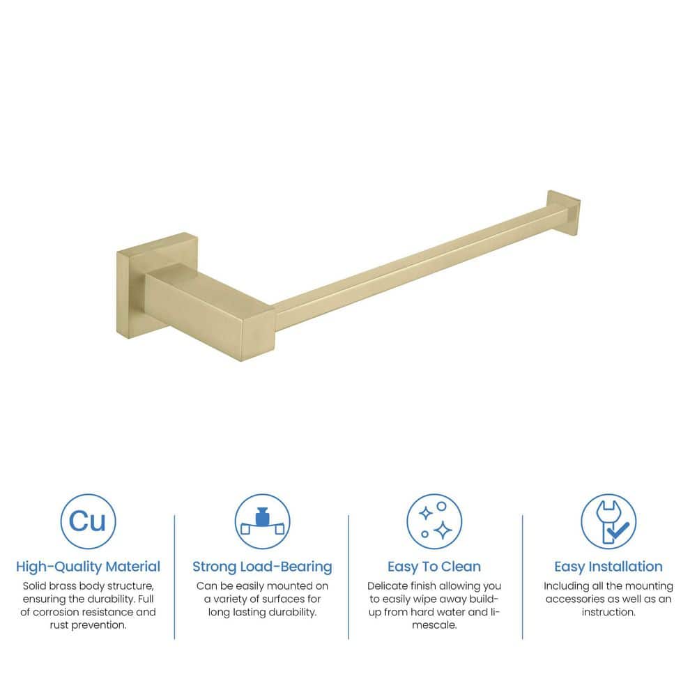KIBI Bathroom Accessories Wall Mounted Towel Bar (4)