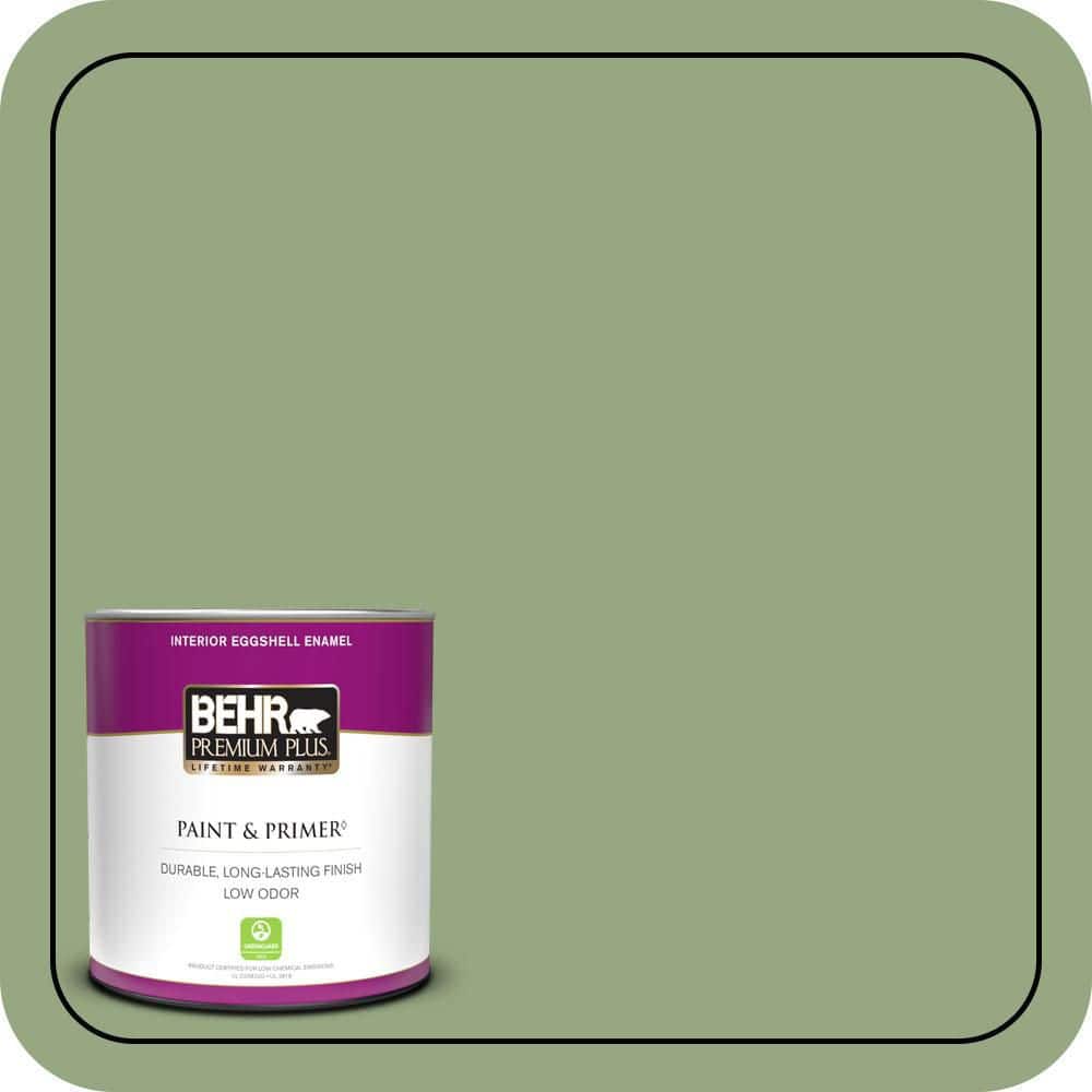 BEHR PREMIUM PLUS #M380-5 Hillside Grove Enamel & Primer Color Sample