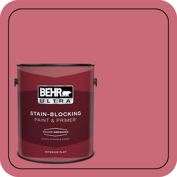 BEHR ULTRA 1 gal. #P140-5 Lovebirds Extra Durable Flat Interior Paint & Primer (2)