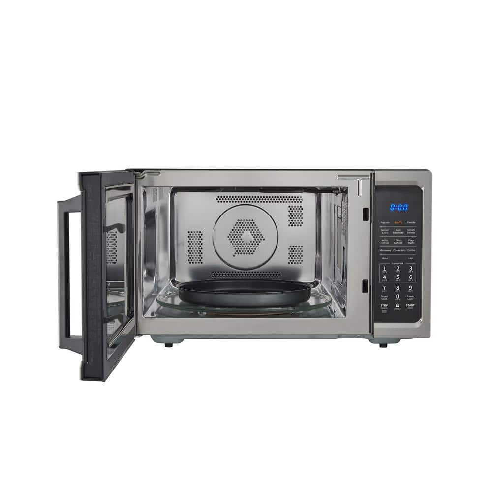 Vissani 1.5 cu. ft. 1000-Watt Countertop Microwave with Air Fry and Convection in Stainless Steel (4)