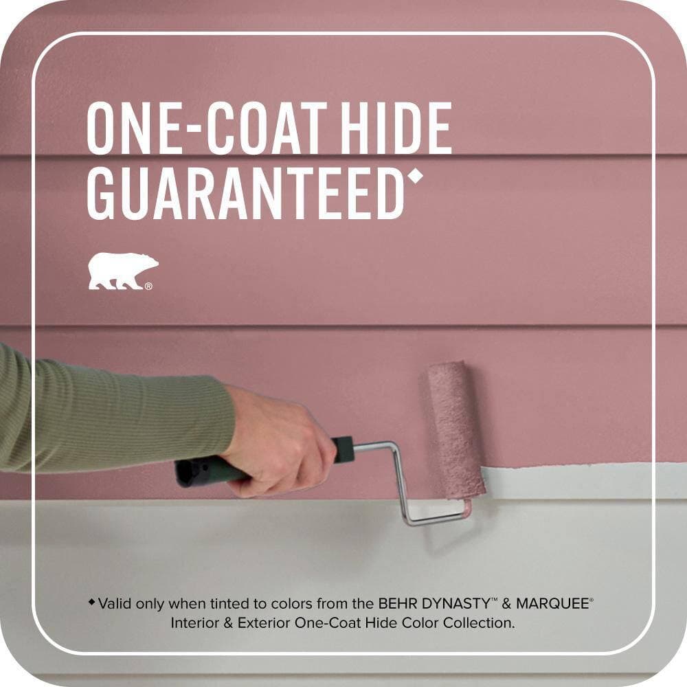 BEHR MARQUEE 5 gal. #T14-15 Minuet Rose Flat Exterior Paint & Primer (3)