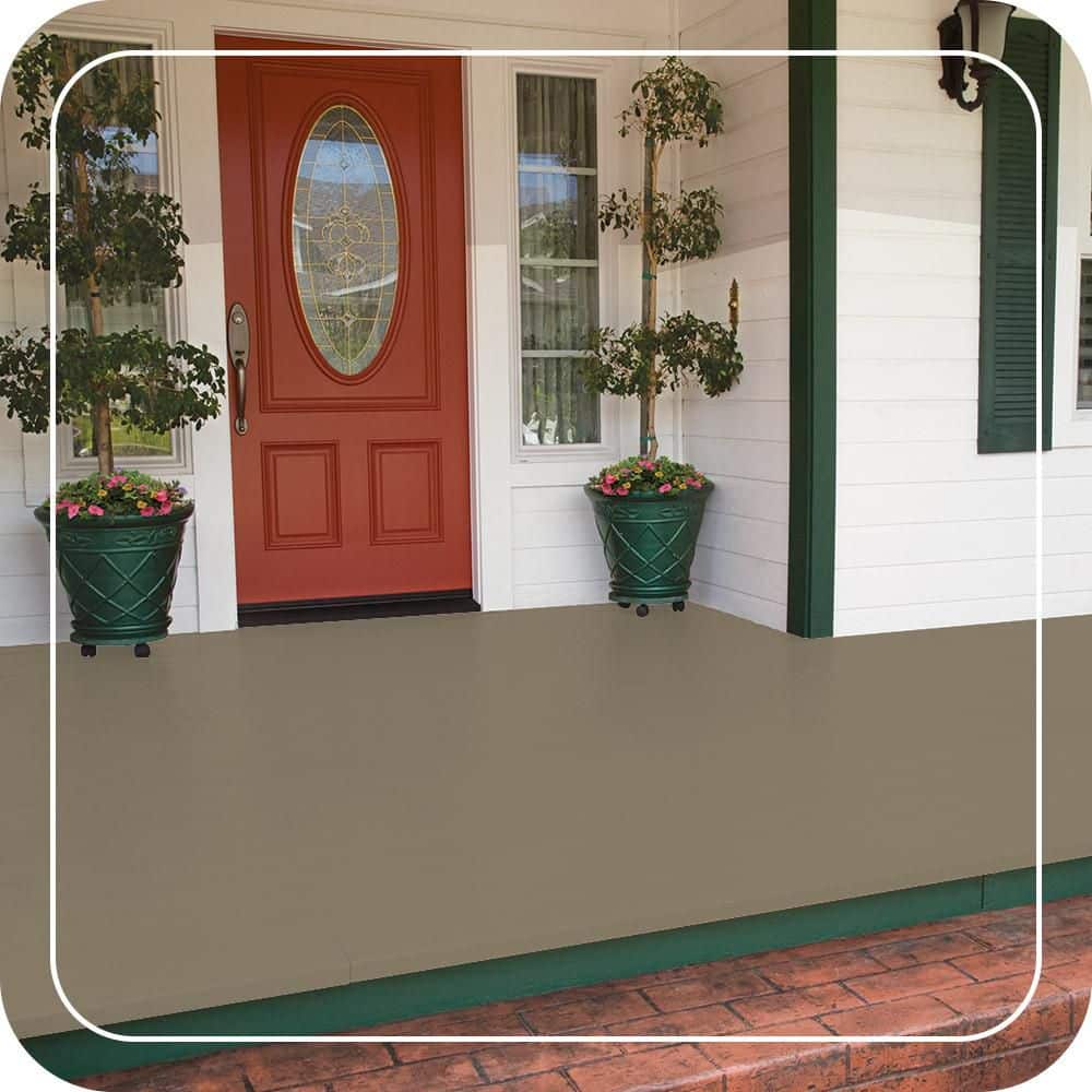 BEHR PREMIUM #750D-5 Low-Lustre Enamel Interior/Exterior Porch and Patio Floor Paint (2)