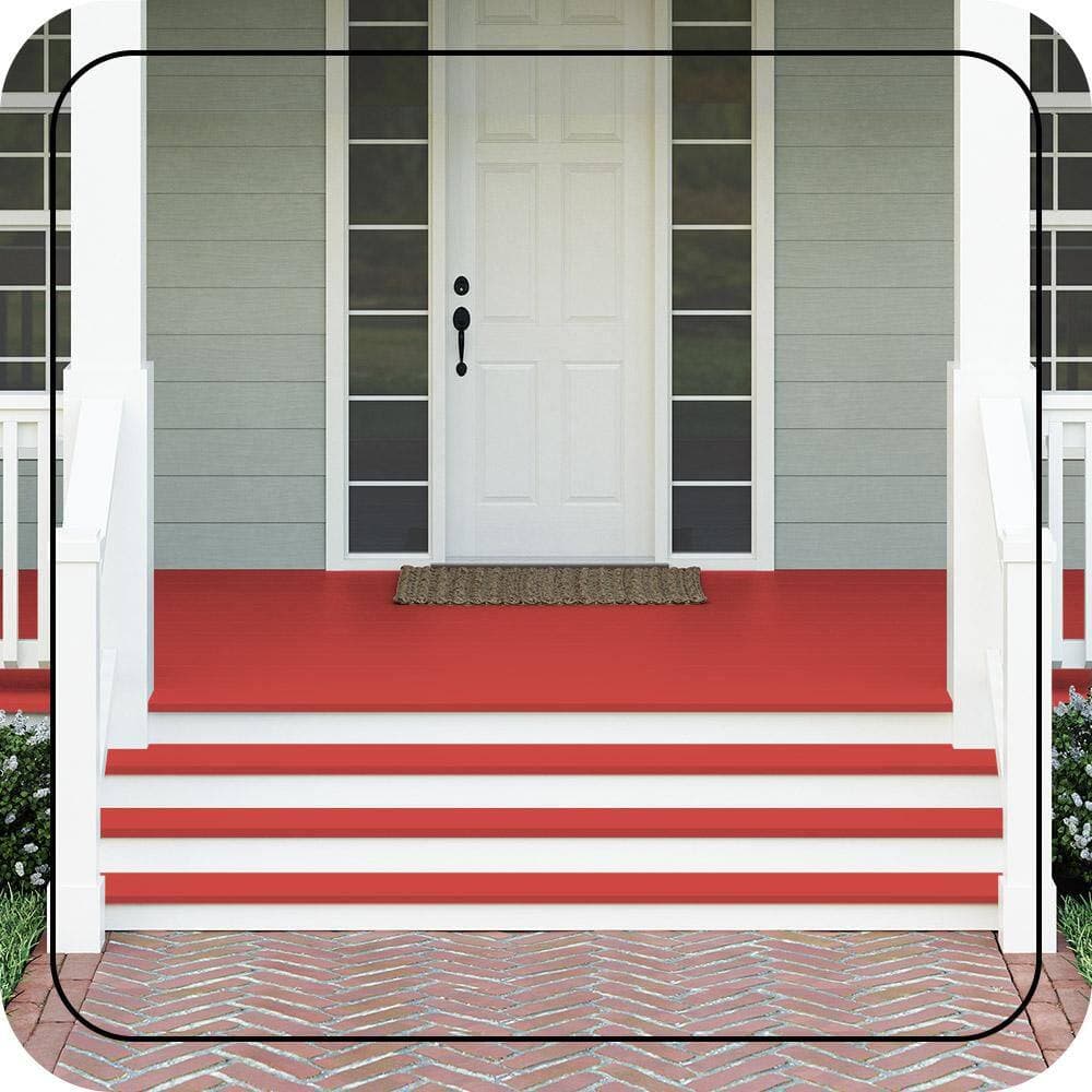 BEHR PREMIUM #P170-6 Textured Low-Lustre Enamel Interior/Exterior Porch and Patio Anti-Slip Floor Paint (2)