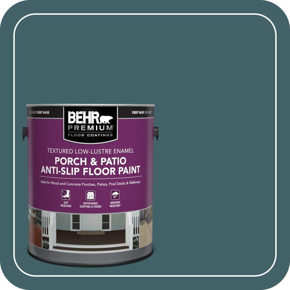 BEHR PREMIUM #T17-12 Textured Low-Lustre Enamel Interior/Exterior Porch and Patio Anti-Slip Floor Paint (1)