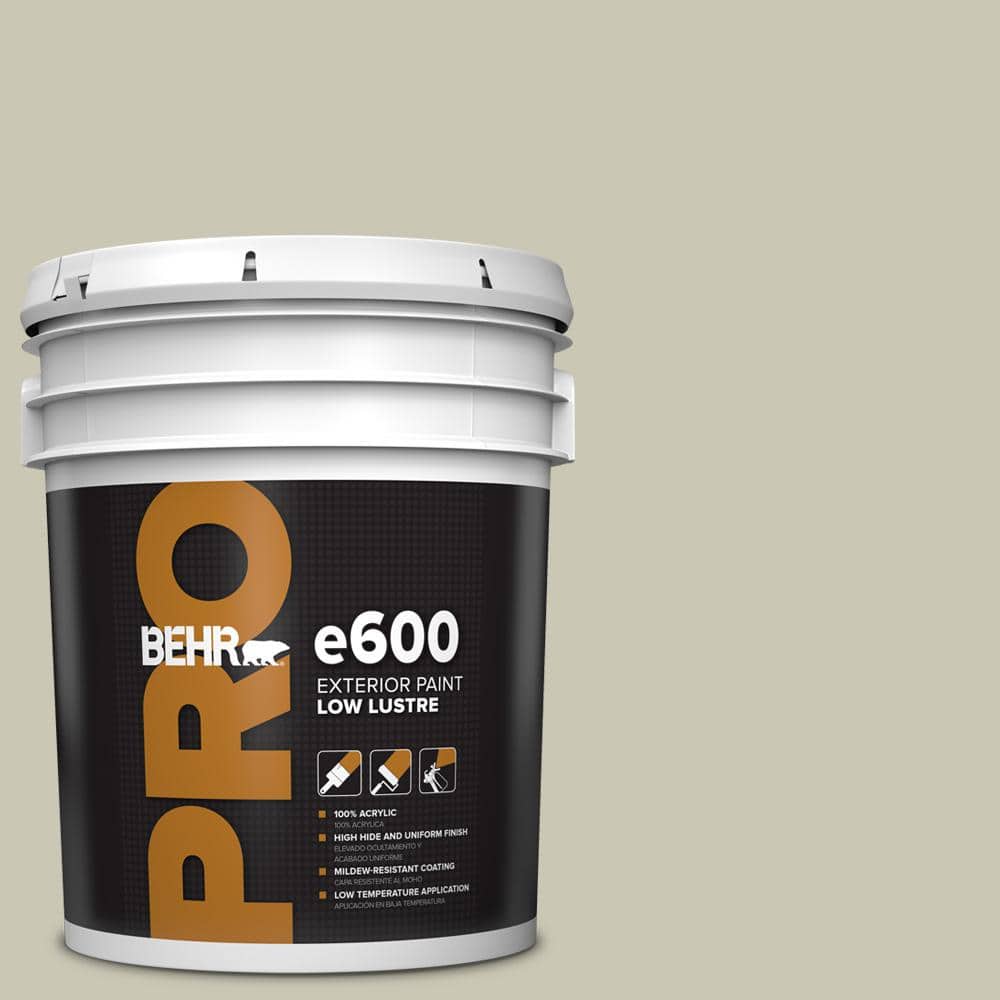 BEHR PRO 5 gal. #PPU10-10 Ocean Foam Low Luster Exterior Paint