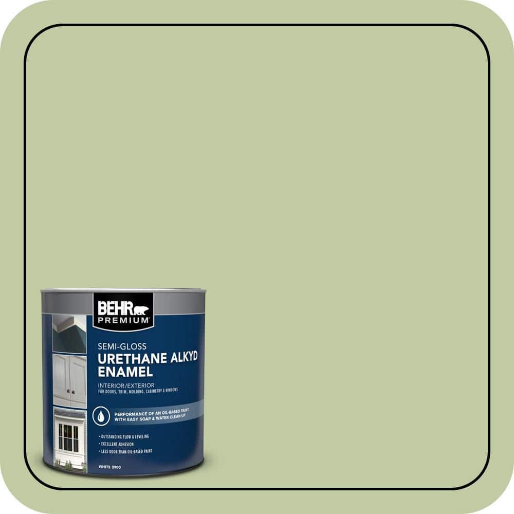 BEHR PREMIUM 1 qt. #M360-4 Marjoram Semi-Gloss Enamel Urethane Alkyd Interior/Exterior Paint (1)