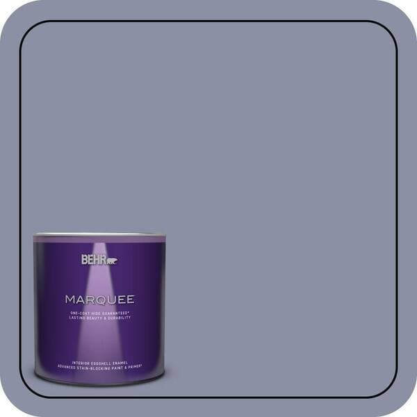 BEHR MARQUEE 1 qt. #620F-4 Violet Shadow Eggshell Enamel Interior Paint & Primer (2)