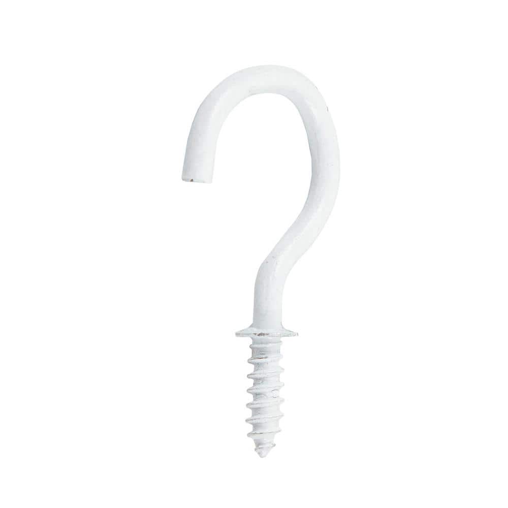 Everbilt Cup Hook 7/8 in. x 1-1/4 in. WHT (3)
