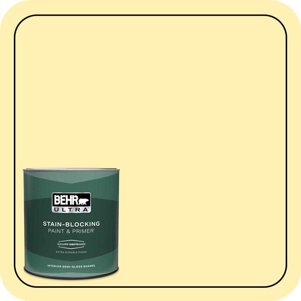 BEHR ULTRA 1 qt. #P310-3 Firefly Extra Durable Semi-Gloss Enamel Interior Paint & Primer