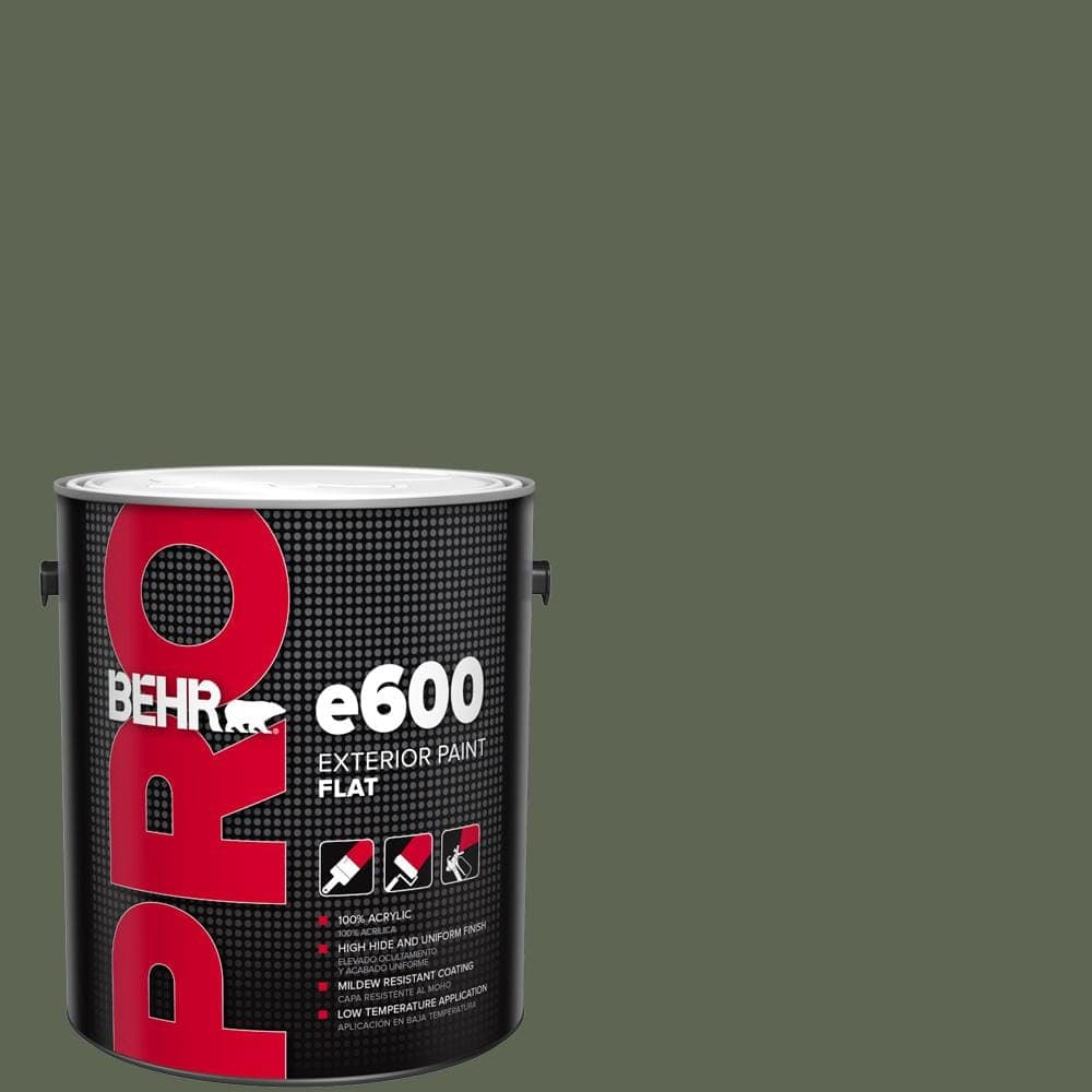 BEHR PRO 1 gal. #N390-7 Cypress Vine Flat Exterior Paint