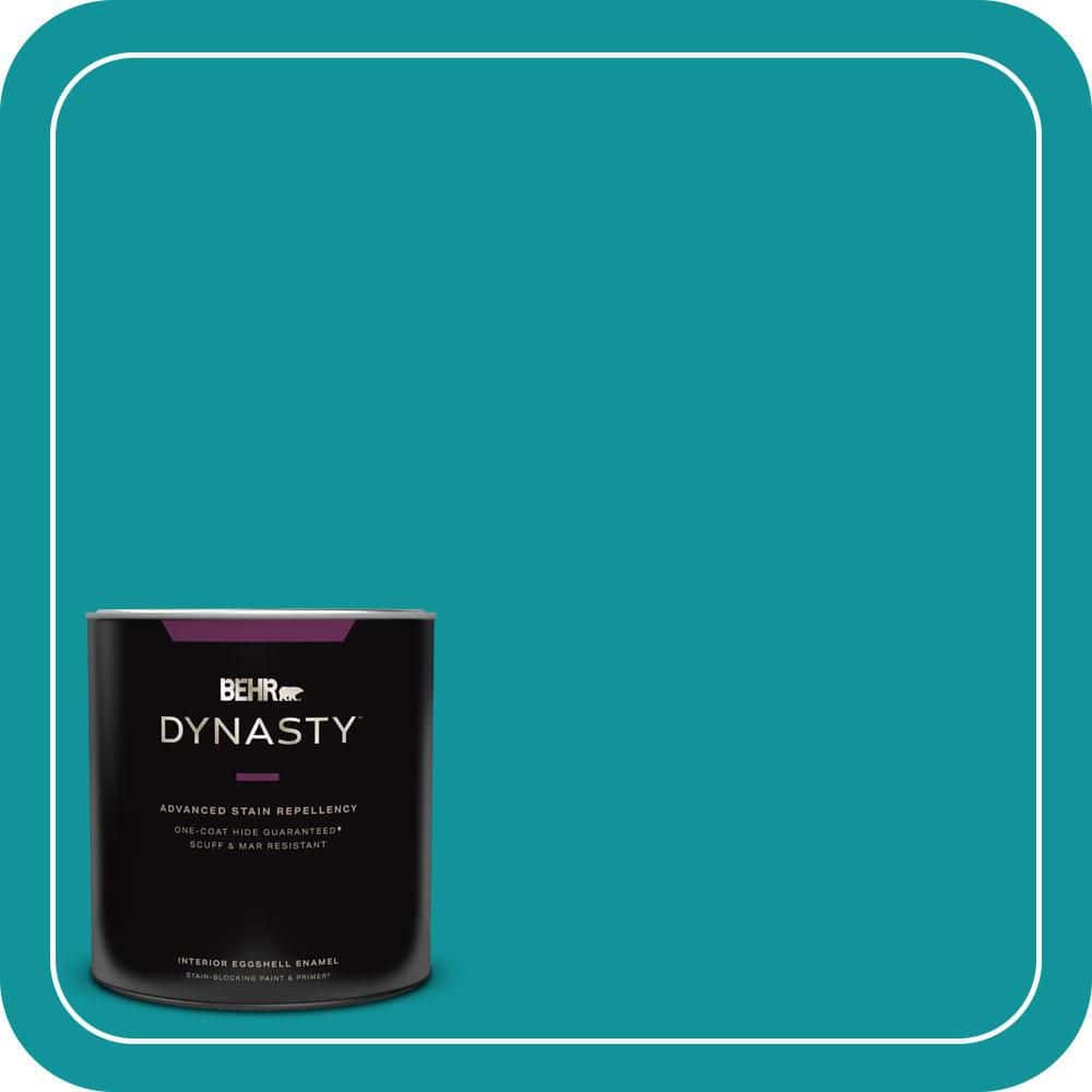 BEHR DYNASTY 1 qt. #500B-6 Peacock Feather Eggshell Enamel Interior Stain-Blocking Paint and Primer
