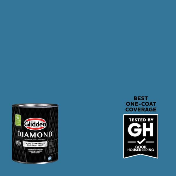 Glidden Diamond 1 qt. PPG1157-6 Cosmic Dust Semi-Gloss Interior Paint with Primer (2)