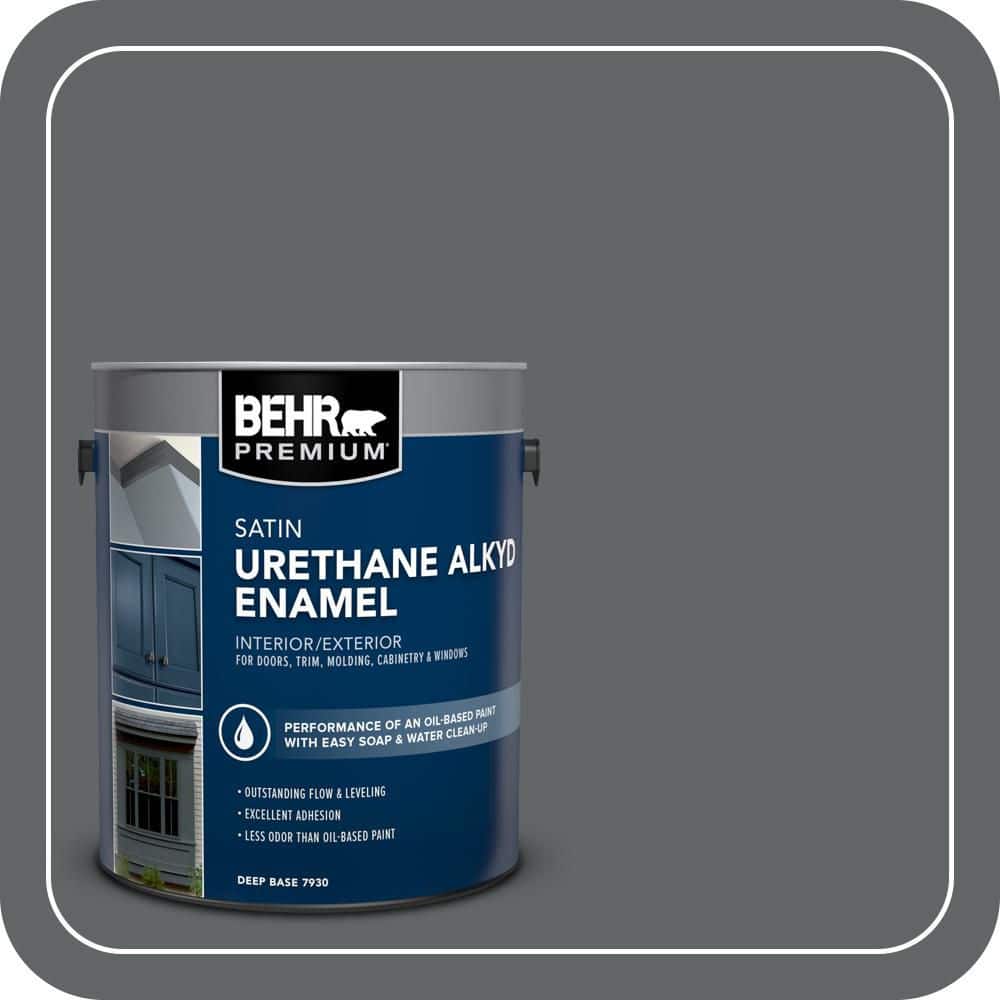 BEHR PREMIUM 1 gal. Home Decorators Collection #HDC-MD-28 Cordite Urethane Alkyd Satin Enamel Interior/Exterior Paint