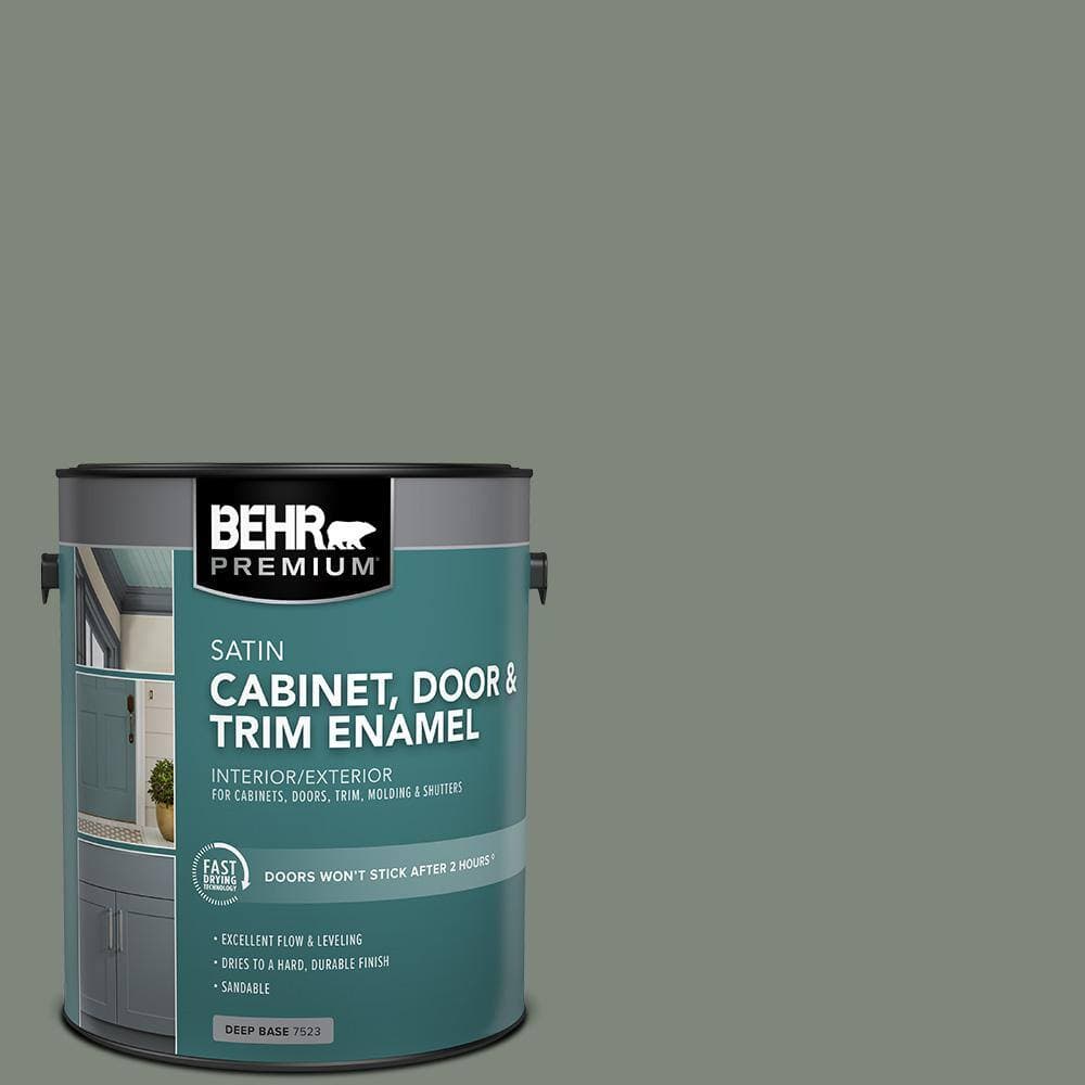 BEHR PREMIUM #N410-5 Enamel Interior/Exterior Cabinet, Door & Trim Paint (1)
