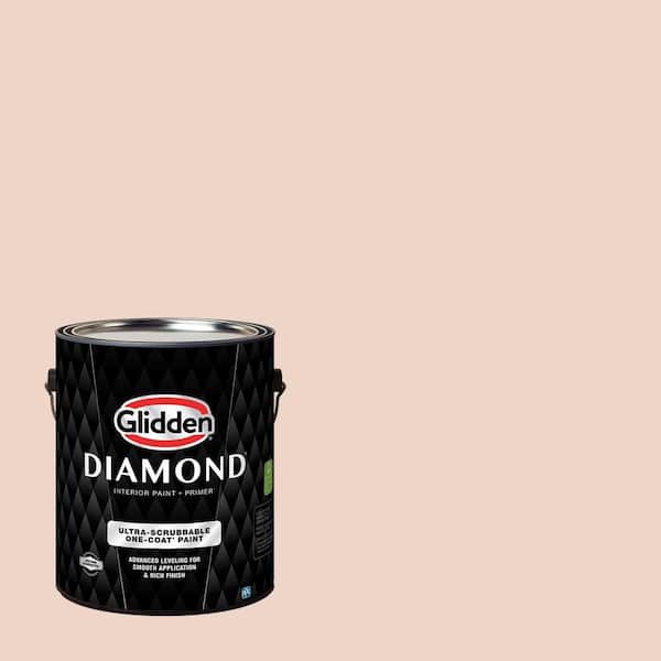 Glidden Diamond 1 Gal. PPG1070-2 Blush Beige Satin Interior Paint with Primer (2)
