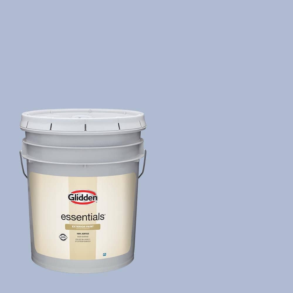 Glidden Essentials 5 gal. PPG1164-4 Dreamy Satin Exterior Paint