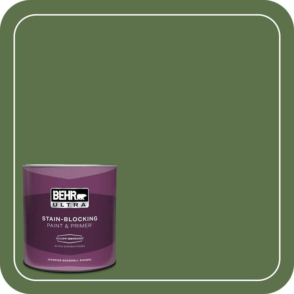 BEHR ULTRA 1 qt. #MQ6-48 Hummingbird Green Extra Durable Eggshell Enamel Interior Paint & Primer