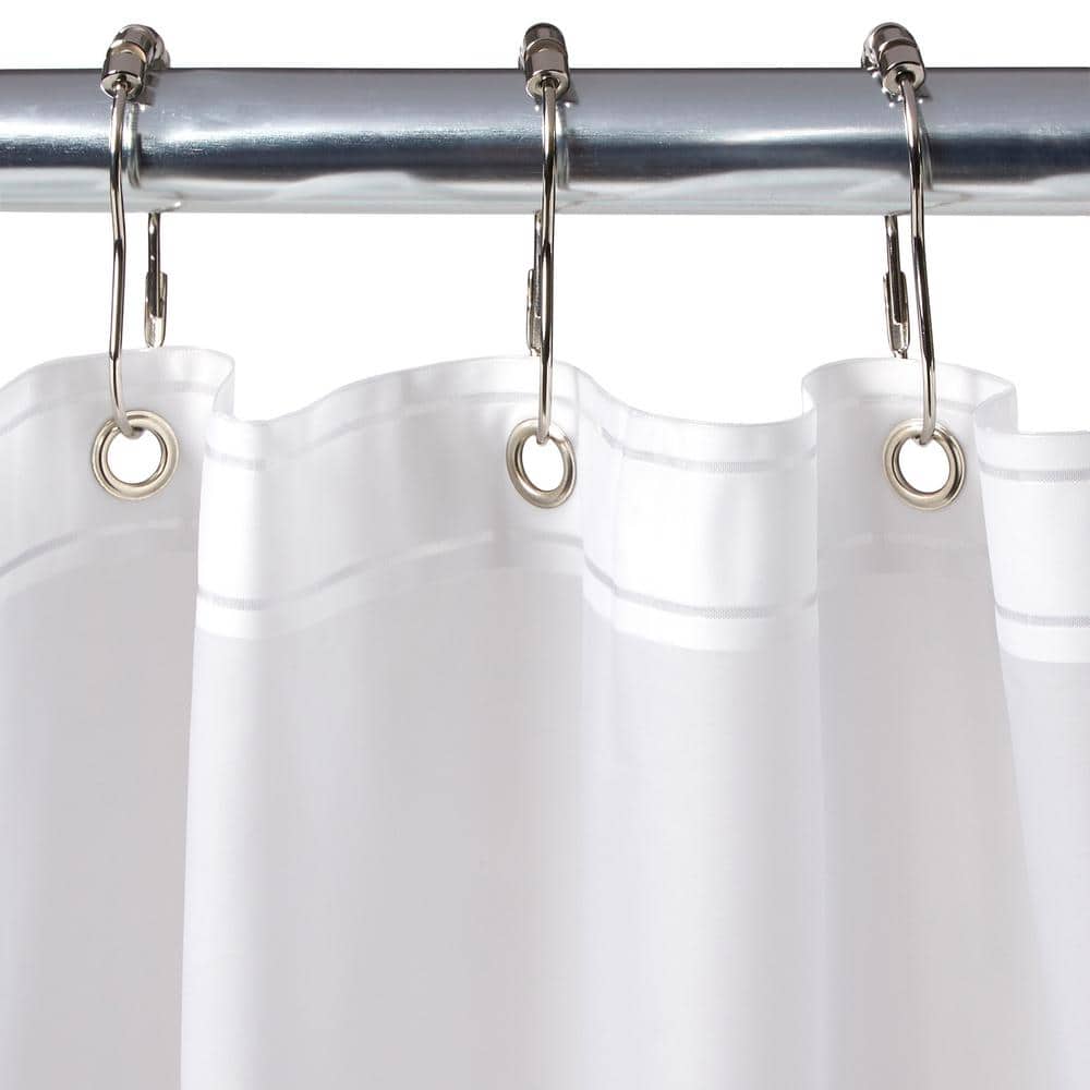 interDesign EVA Long Shower Curtain Liner in Clear Frost (2)