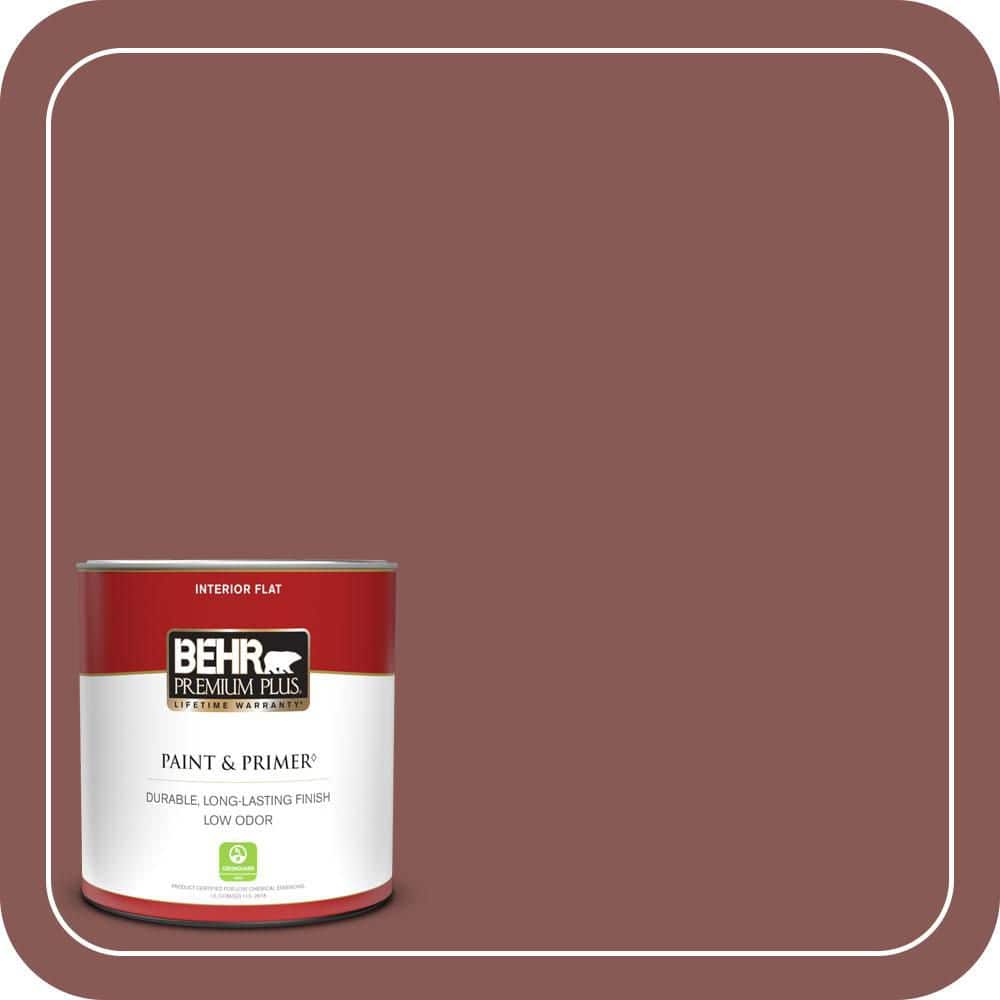 BEHR PREMIUM PLUS #PPU1-09 Red Willow Enamel Low Odor & Primer