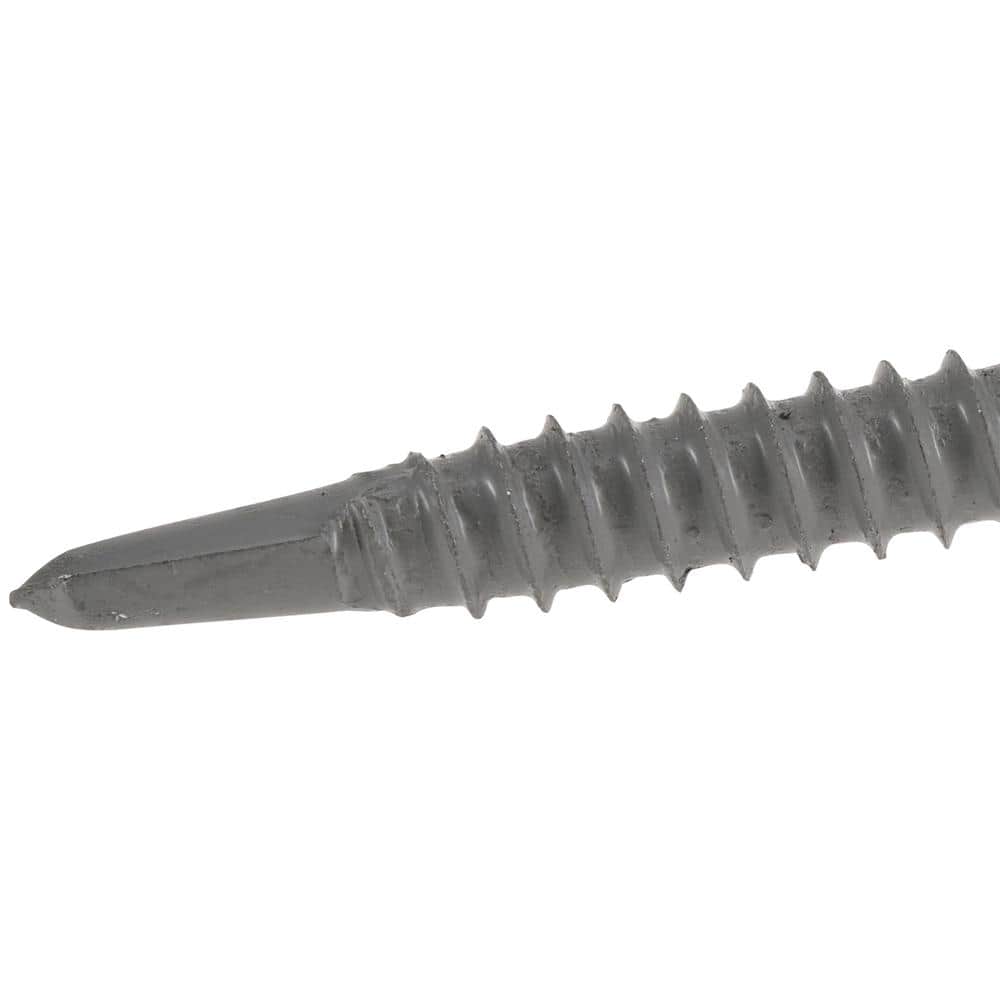 Everbilt #12 x 2 in. Flange Hex Head Drive Self-Drilling Screw with Neoprene Washer 1 lb.-Box (53-Piece) (4)