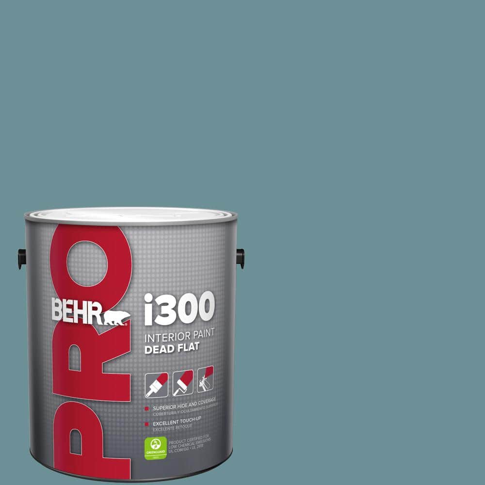 BEHR PRO 1 gal. #510F-5 Bayside Dead Flat Interior Paint