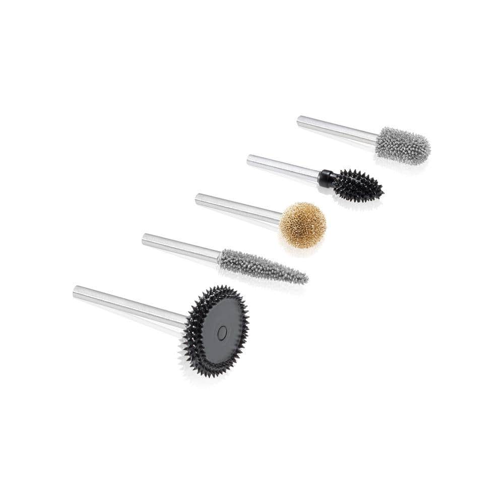 KUTZALL Variety Rotary Burr Set for Superior Material Removal on Wood, Plastic, Fiberglass, Epoxy, Drywall and 1/8 in. Shaft (2)