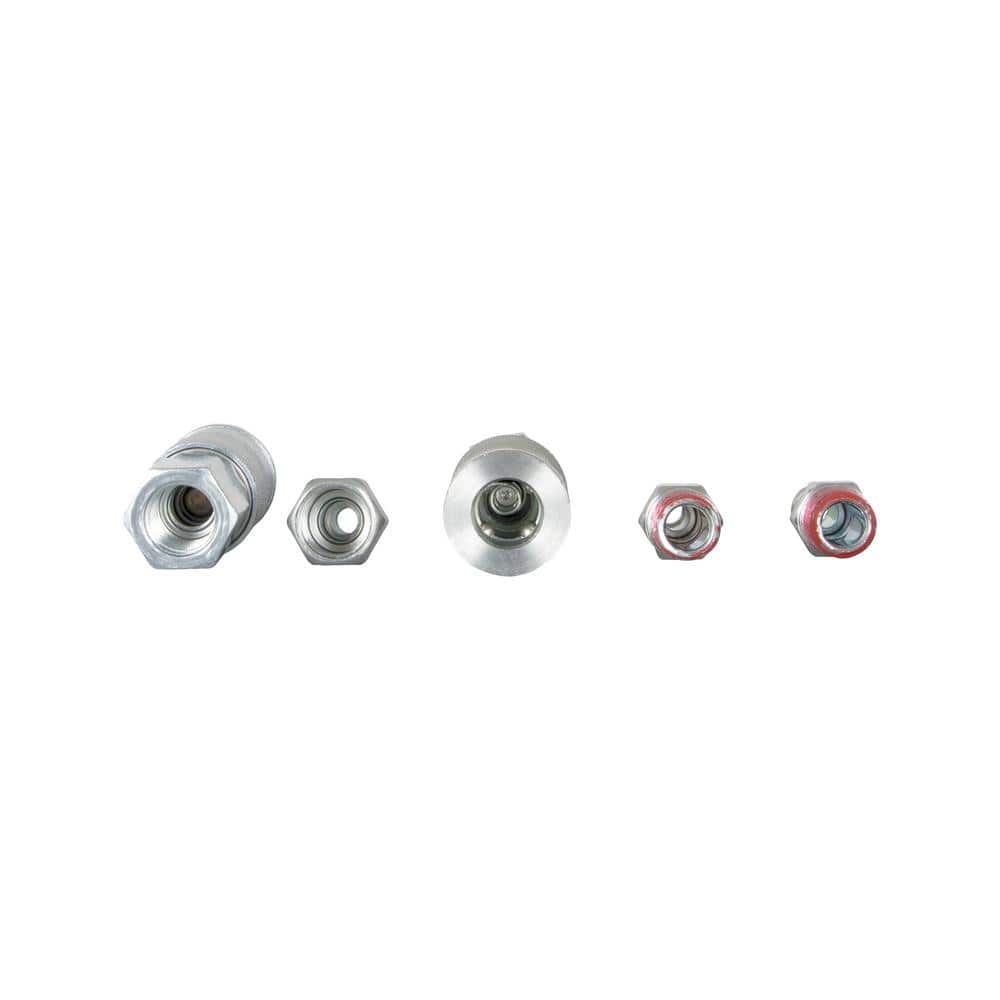 Husky 6-Piece 1/4 in. I/M Coupler Plug with Increased Air Flow (2)