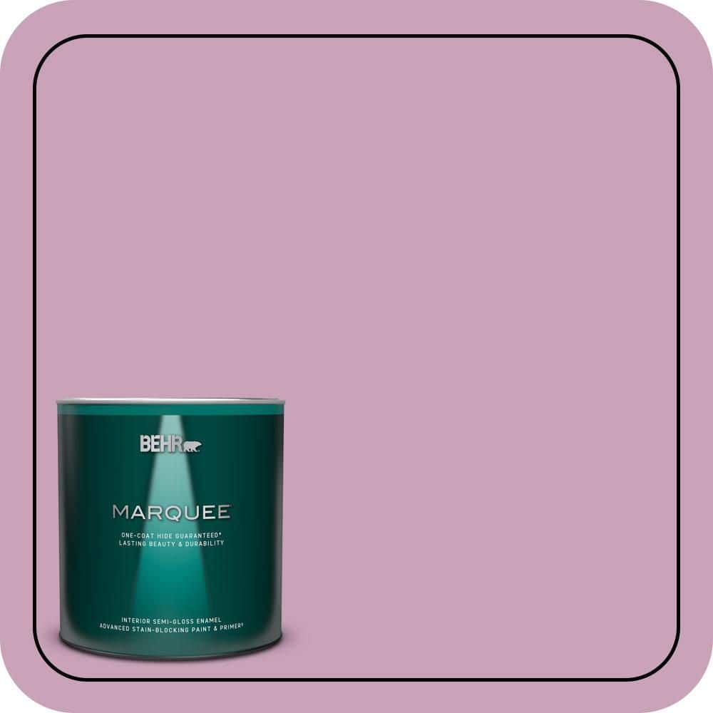 BEHR MARQUEE 1 qt. #690D-4 Taste of Berry Semi-Gloss Enamel Interior Paint & Primer