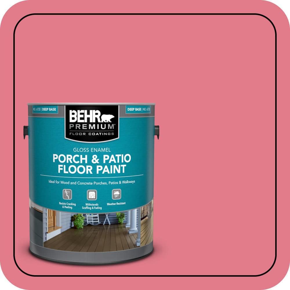 BEHR PREMIUM 1 gal. #P150-4 Hot Gossip Gloss Enamel Interior/Exterior Porch and Patio Floor Paint