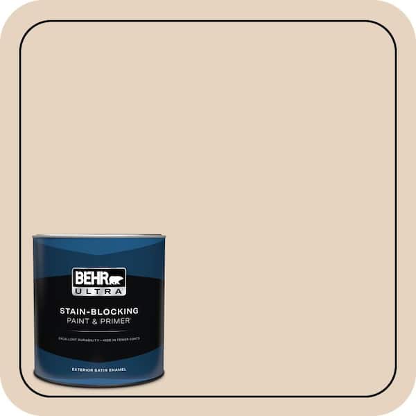 BEHR ULTRA 1 qt. #QE-10 Stone Wash Satin Enamel Exterior Paint & Primer (2)