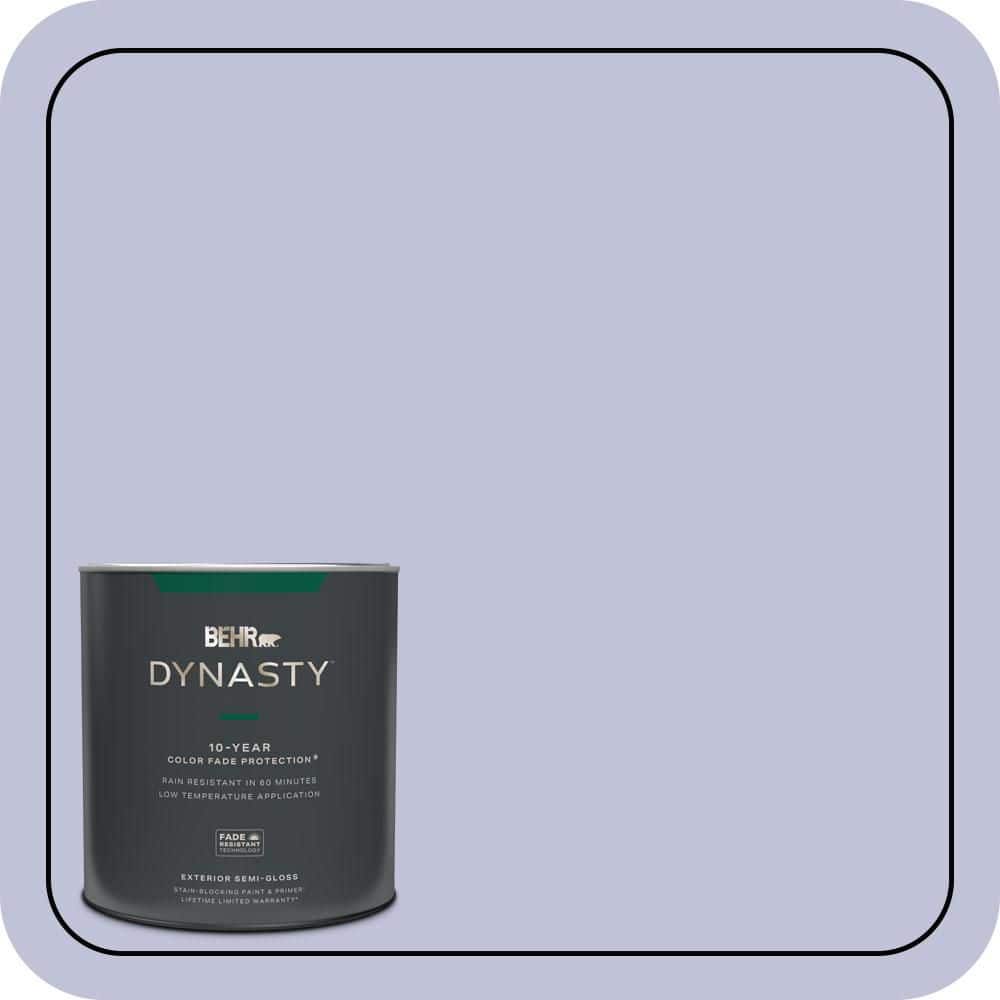 BEHR DYNASTY 1 qt. #M550-3 Foxglove Semi-Gloss Exterior Stain-Blocking Paint & Primer