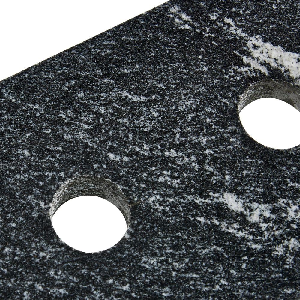 Tile and Top 37 in. W x 22 in. D Granite White Rectangular Single Sink Vanity Top in Storm Black (3)