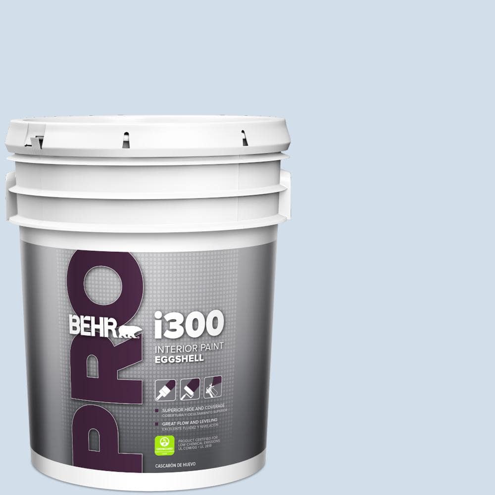 BEHR PRO 5 gal. #M530-1 Ice Drop Eggshell Interior Paint
