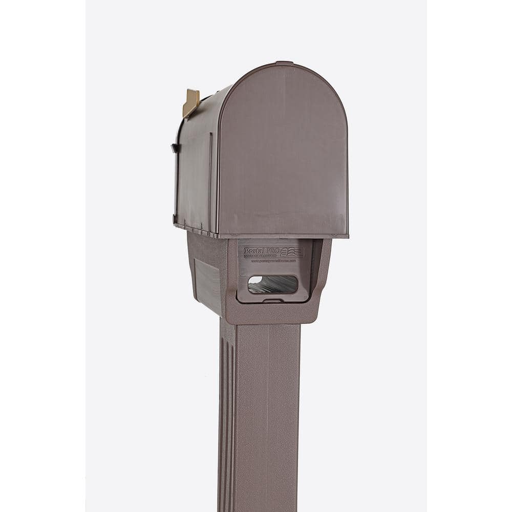 Unbranded Postal Pro Hampton All-in-One Mailboxes Kit, Bronze (2)