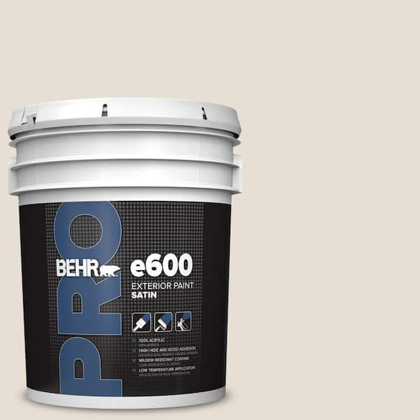 BEHR PRO 5 gal. #PPU7-11 Cotton Knit Satin Enamel Exterior Paint (2)