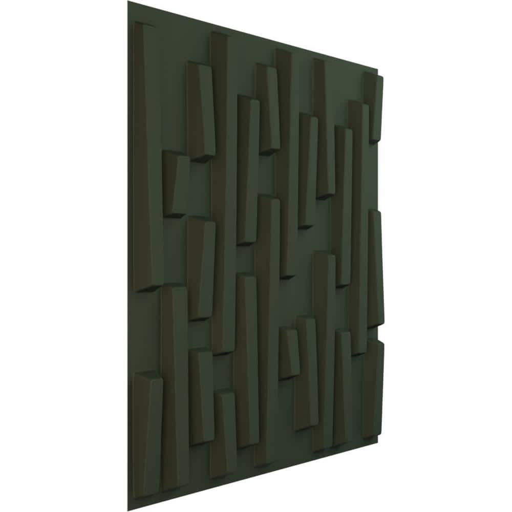 Ekena Millwork 19 5/8 in. 19 5/8 in. Staggered Brick EnduraWall Decorative 3D Wall Panel Sq.Ft. (2)