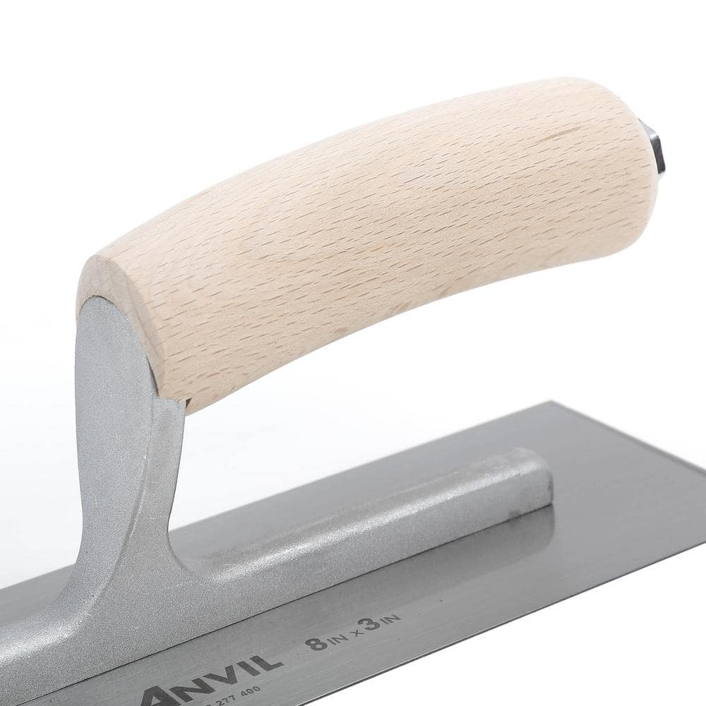 Anvil 8 in. x 3 in. Mini Finishing Trowel Wood Handle (2)