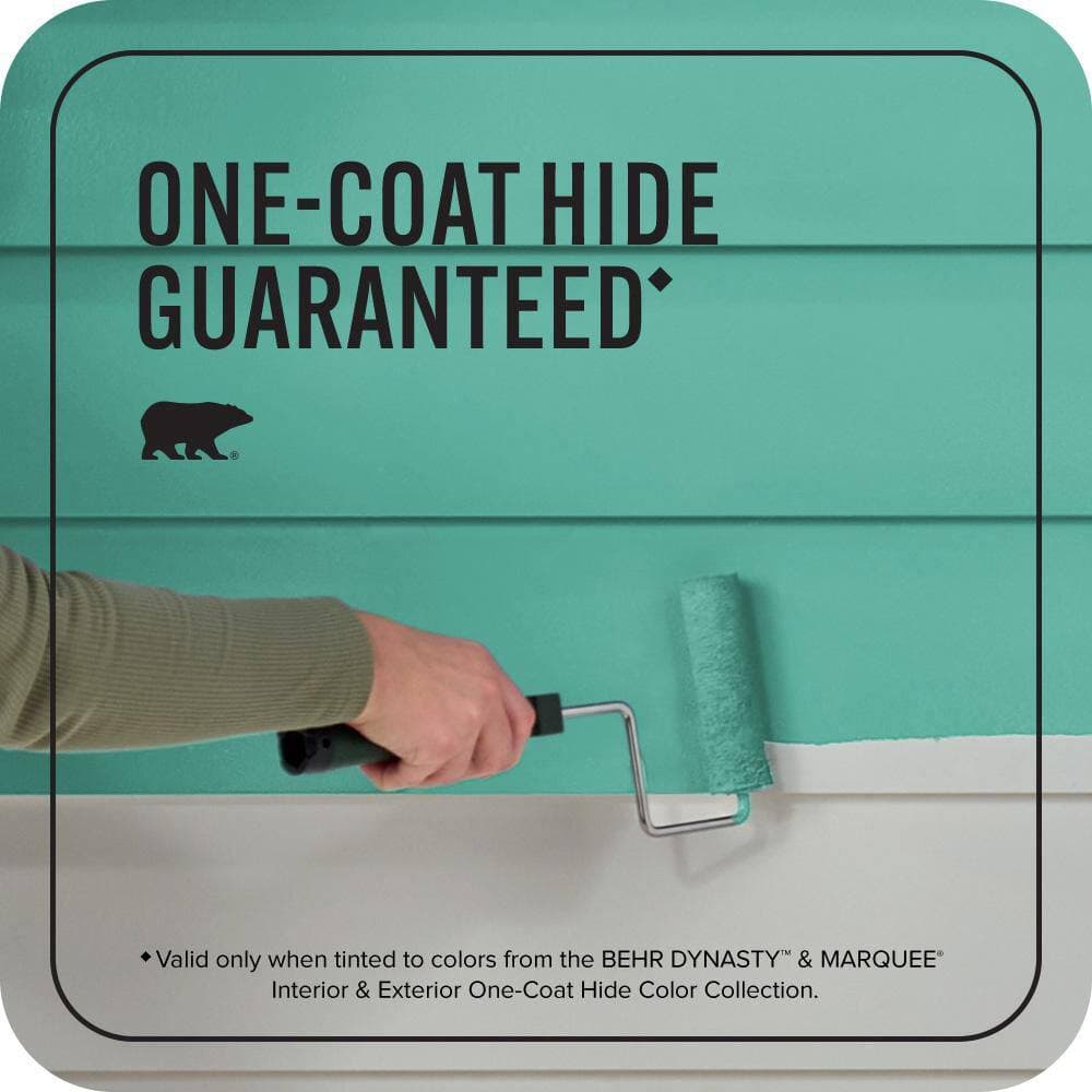 BEHR MARQUEE 1 gal. #P440-5 Water Park Satin Enamel Exterior Paint & Primer (3)