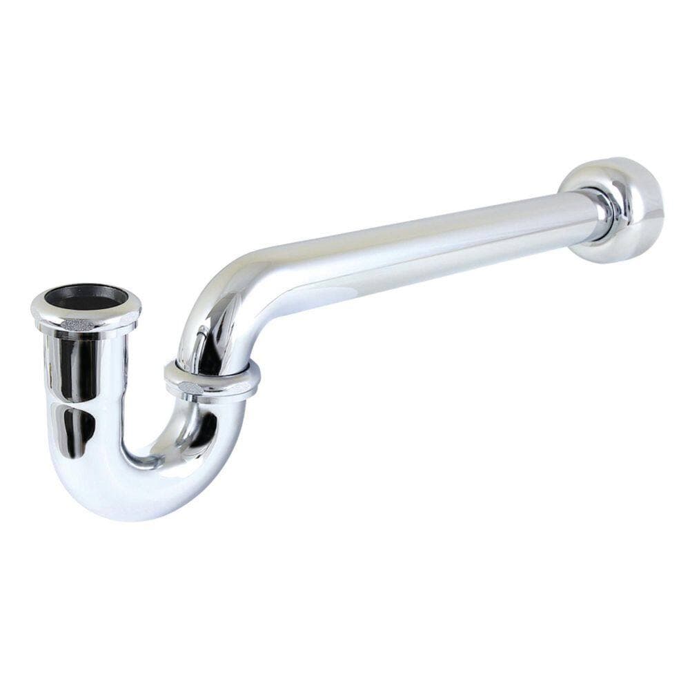 Kingston Brass Trimscape 1-1/2 in. 18-Gauge Brass Decor P-Trap in Polished Chrome (1)